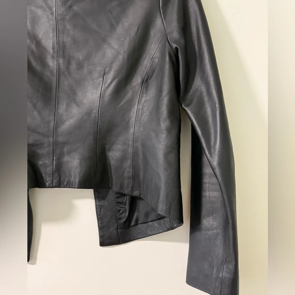 Joe’s Collection Lamb Leather Black Jacket Size S - Picture 11 of 15
